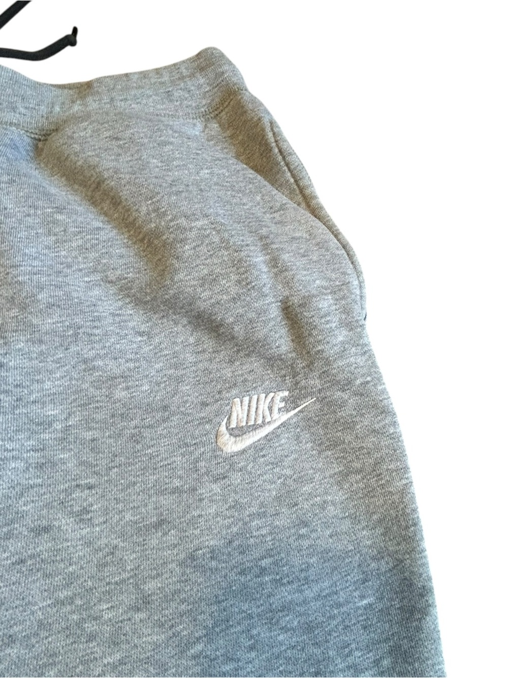Y2K Nike Gray Wide Leg Fleece Sweatpants Womens Medium - Picture 6 of 13